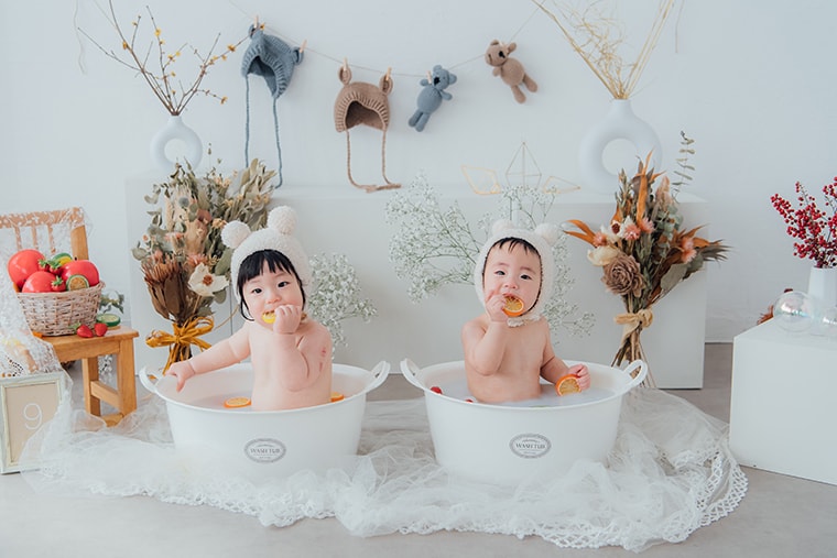 バースデー・誕生日の撮影：愛知県半田市ルリエフォトスタジオ