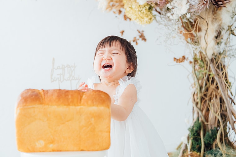 バースデー・誕生日の撮影：愛知県半田市ルリエフォトスタジオ