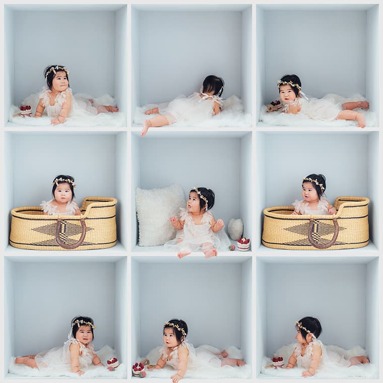 バースデー・誕生日の撮影：愛知県半田市ルリエフォトスタジオ