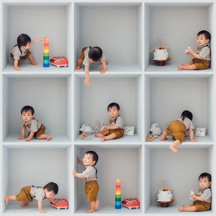 バースデー・誕生日の撮影：愛知県半田市ルリエフォトスタジオ