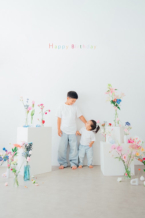 バースデー・誕生日の撮影：愛知県半田市ルリエフォトスタジオ