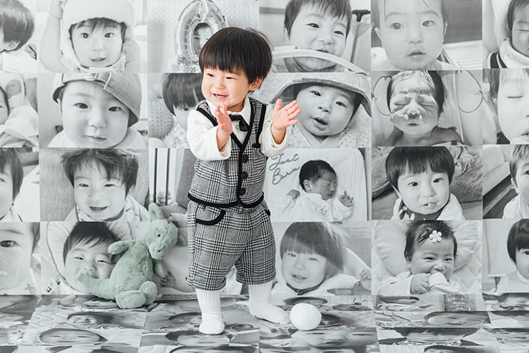 バースデー・誕生日の撮影：愛知県半田市ルリエフォトスタジオ