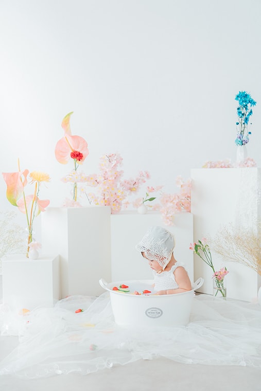 バースデー・誕生日の撮影：愛知県半田市ルリエフォトスタジオ