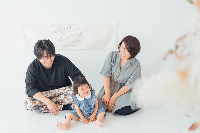 バースデー・誕生日の撮影：愛知県半田市ルリエフォトスタジオ