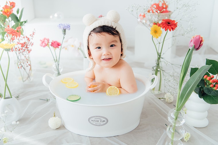 バースデー・誕生日の撮影：愛知県半田市ルリエフォトスタジオ