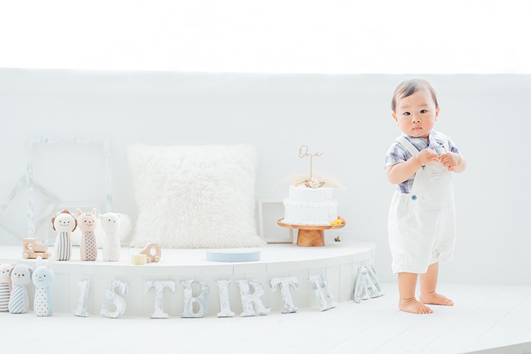 バースデー・誕生日の撮影：愛知県半田市ルリエフォトスタジオ