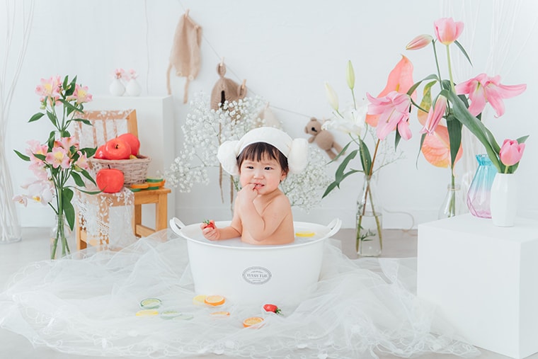 バースデー・誕生日の撮影：愛知県半田市ルリエフォトスタジオ