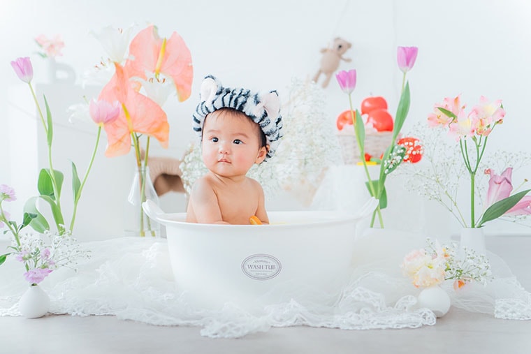 バースデー・誕生日の撮影：愛知県半田市ルリエフォトスタジオ