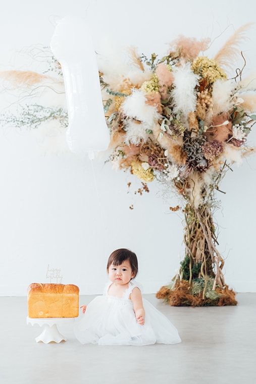 バースデー・誕生日の撮影：愛知県半田市ルリエフォトスタジオ