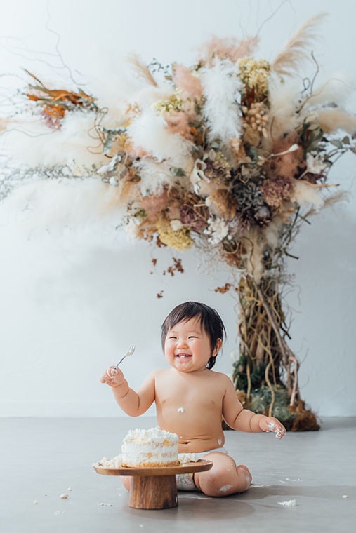 バースデー・誕生日の撮影：愛知県半田市ルリエフォトスタジオ