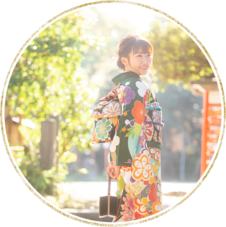 成人式・振袖撮影：愛知県半田市の写真館ルリエフォトスタジオ