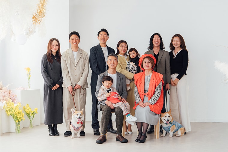 アニバーサリー・記念写真の撮影:愛知県半田市ルリエフォトスタジオ