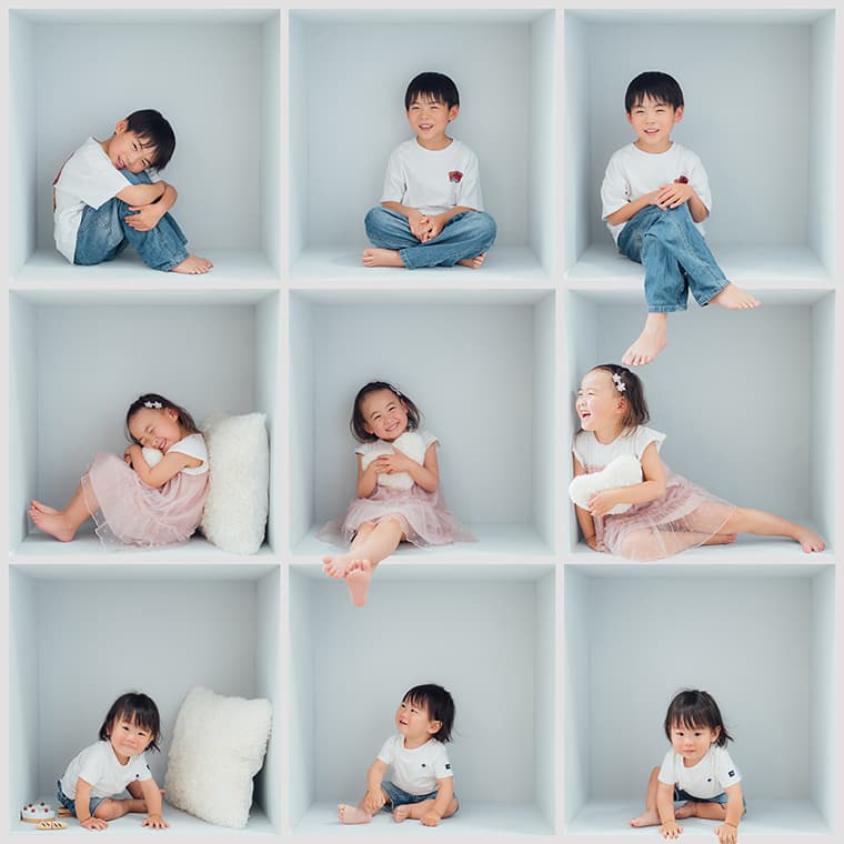 アニバーサリー・記念写真の撮影:愛知県半田市ルリエフォトスタジオ