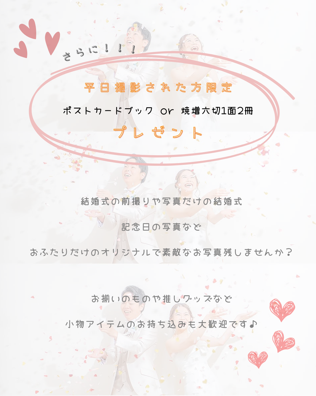 1周年記念キャンペーン：愛知県半田市ルリエフォトスタジオ