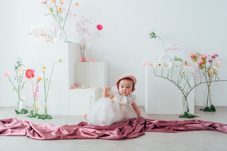 バースデー・誕生日の撮影：愛知県半田市ルリエフォトスタジオ