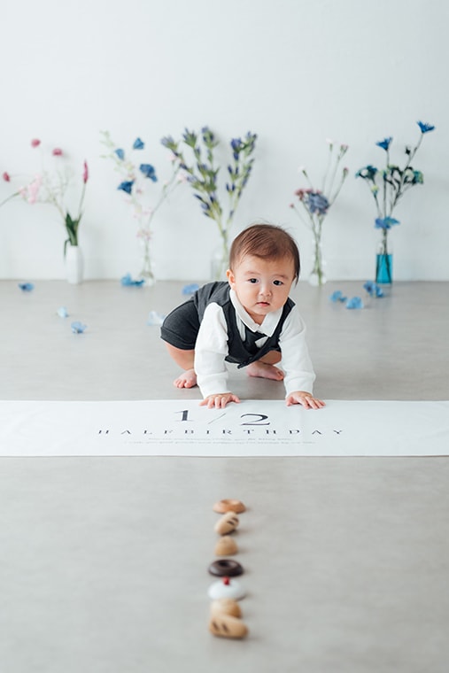 バースデー・誕生日の撮影：愛知県半田市ルリエフォトスタジオ