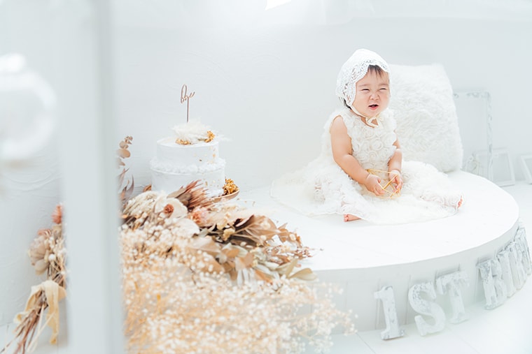 バースデー・誕生日の撮影：愛知県半田市ルリエフォトスタジオ