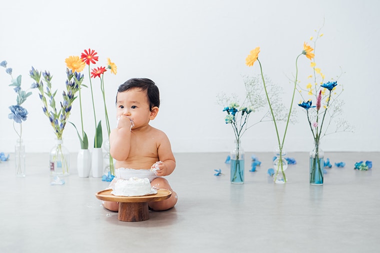 バースデー・誕生日の撮影：愛知県半田市ルリエフォトスタジオ