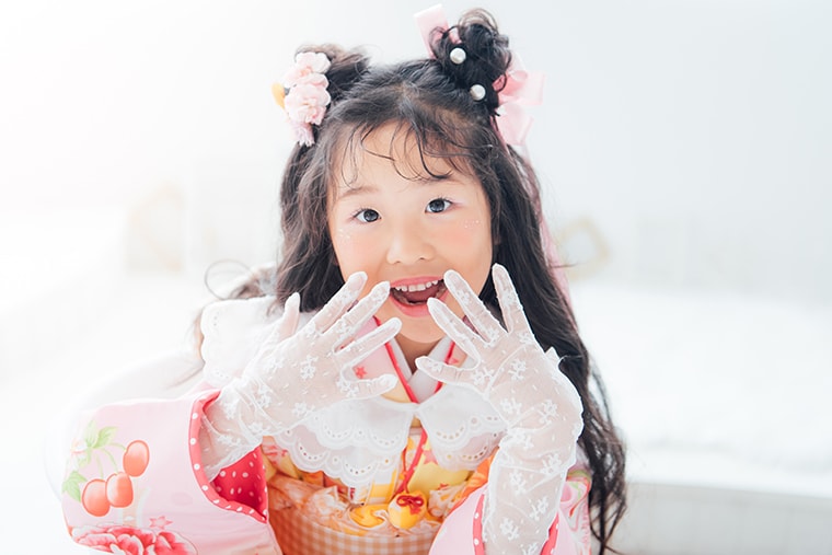 七五三撮影：愛知県半田市ルリエフォトスタジオ