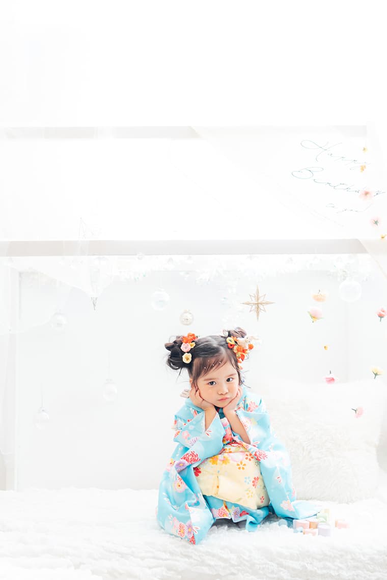 七五三撮影：愛知県半田市ルリエフォトスタジオ