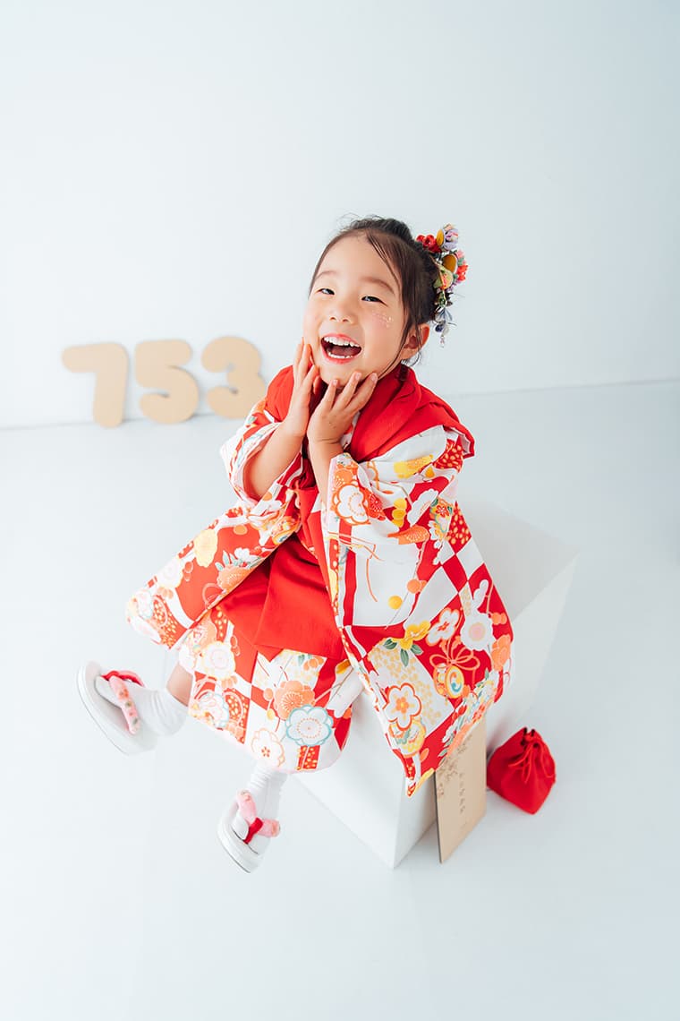 七五三撮影：愛知県半田市ルリエフォトスタジオ