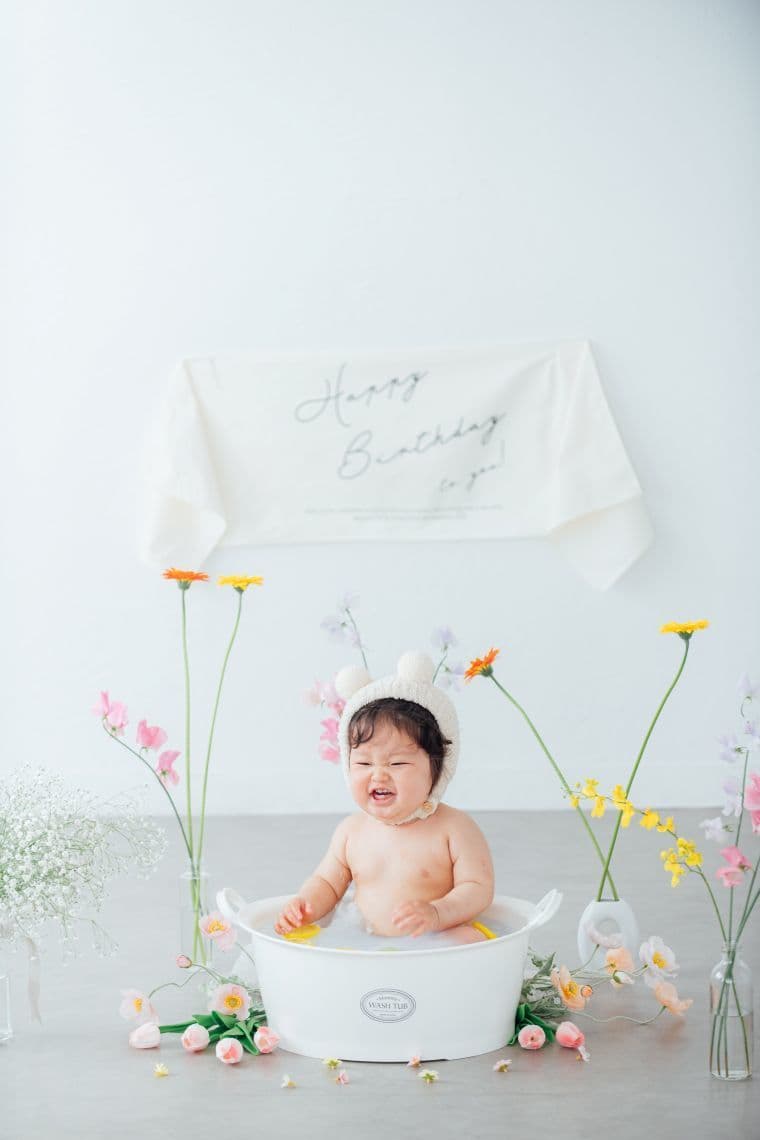 バースデー・誕生日の撮影：愛知県半田市ルリエフォトスタジオ