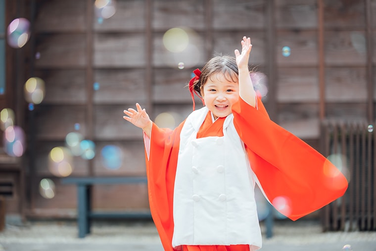 七五三撮影：愛知県半田市ルリエフォトスタジオ
