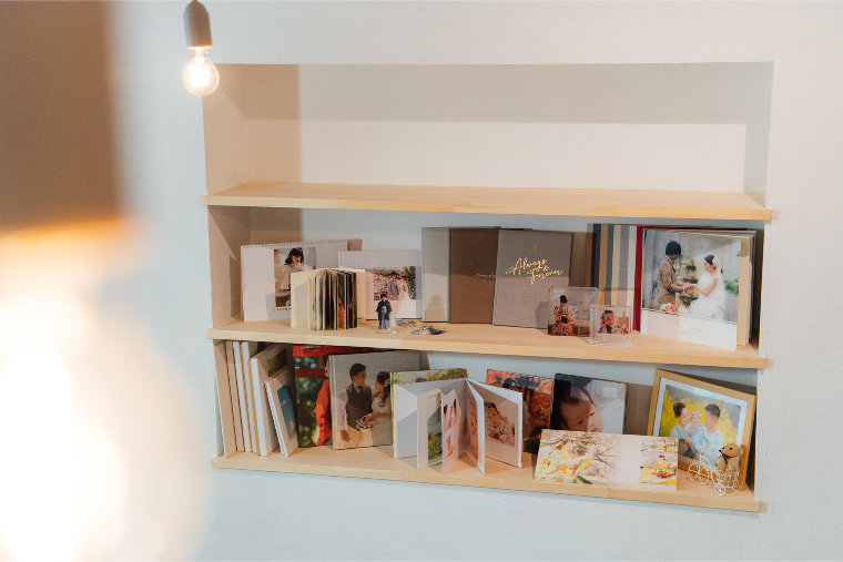 店内:愛知県半田市の写真館ルリエフォトスタジオ