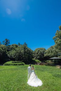 フォトウェディング 公園ロケ 結婚写真
