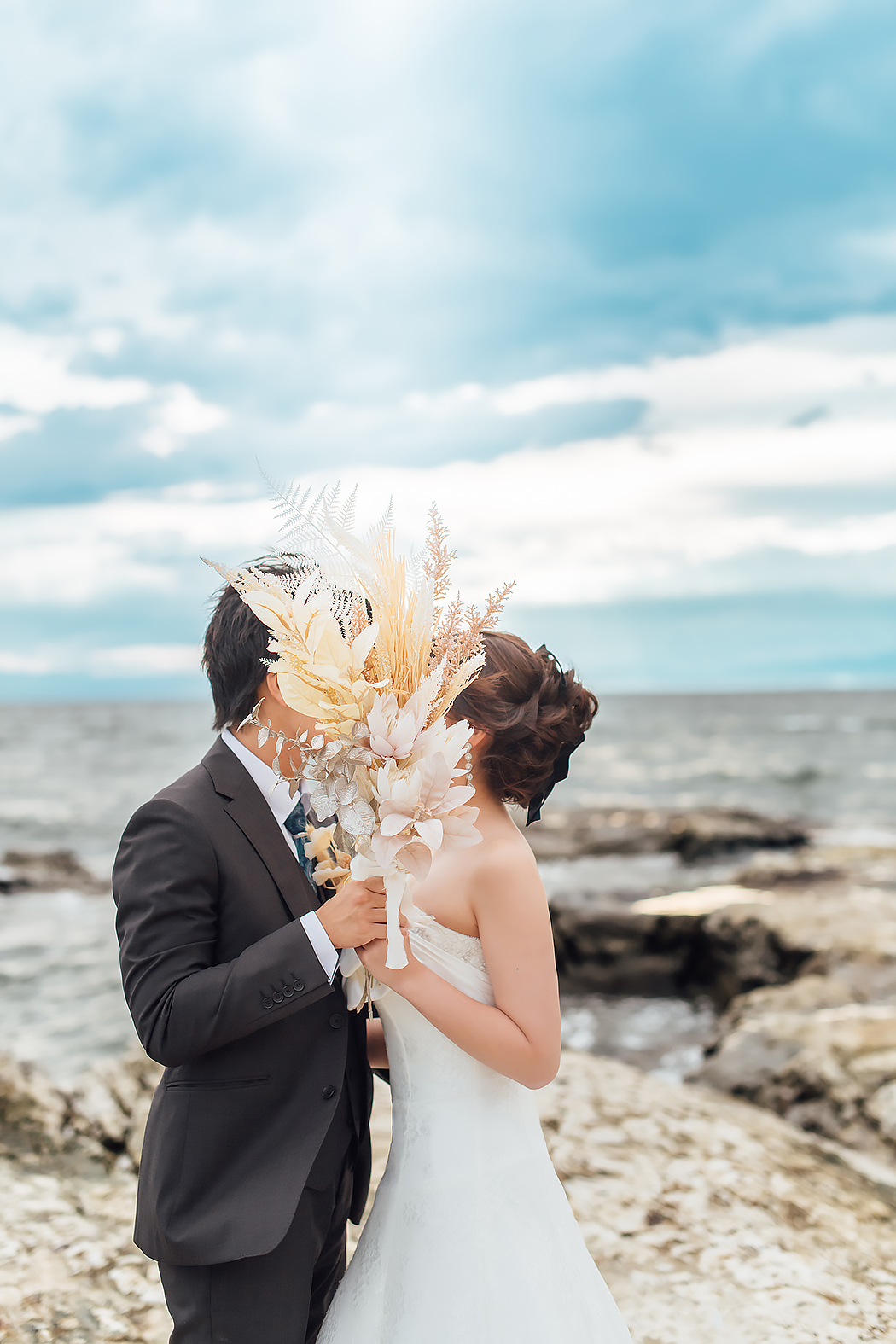 婚礼写真 海フォト 野間灯台